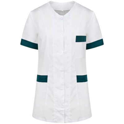 7 05631 tunika byalo s tymno zeleno