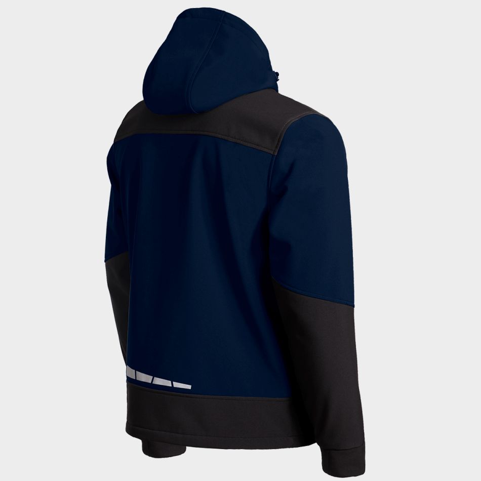 1711 софтшел яке ТЪМНО СИНЬО с черно ЕОС 4