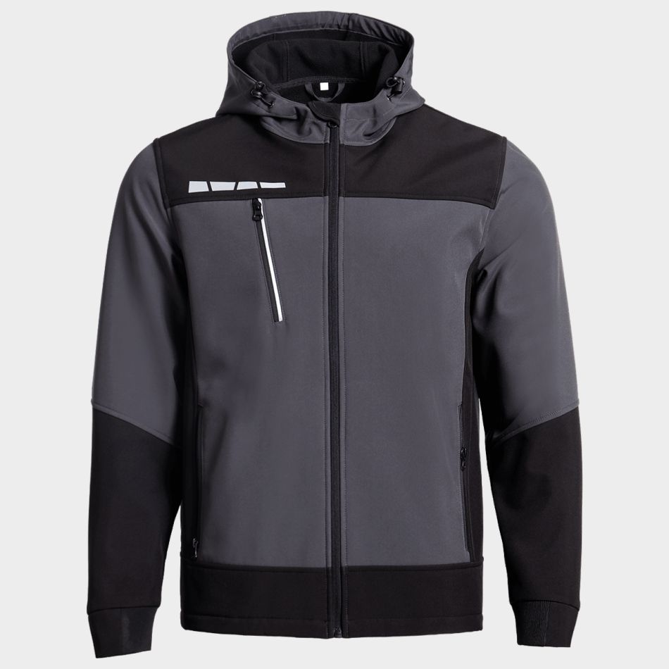 1712 софтшел яке сиво с черно ЕОС 1