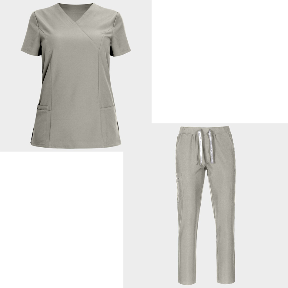 800561 светло сив к-т дамски прав крачол