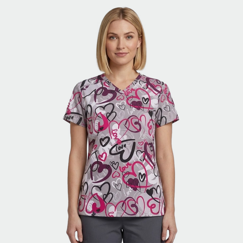 6008 сърца на сива основа 3